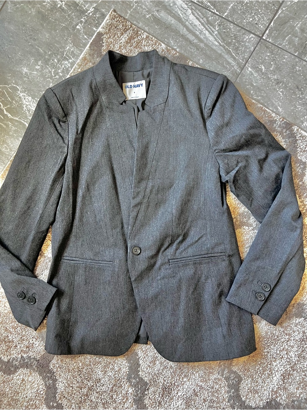 Old Navy Charcoal Grey Women's Blazer|Size S